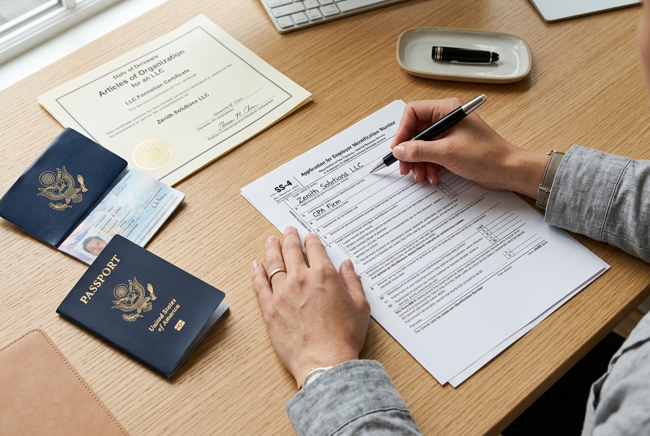 EIN application service for non-residents